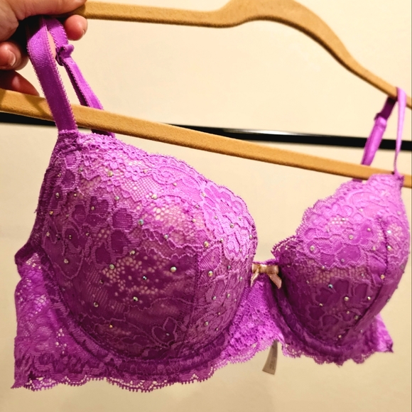 2012 Victorias Secret Dream Angels Rhinestone BRA 💜 - Picture 5 of 11